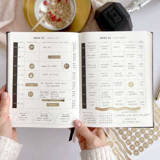 My monthly Fitness Planner book 1 pack